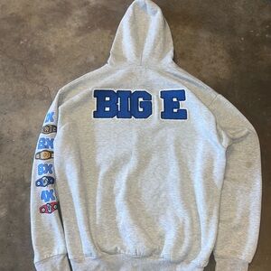 WWE Wale Big E Carpet Embroidered Screen Printed Title Championship Hoodie